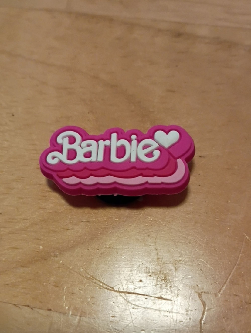 10 for $10 Jibbitz Croc Charms - Barbie Pink & White 2 - New Shoe Charm